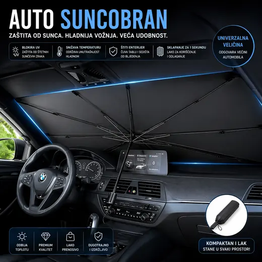 Auto suncobran za šoferšajbnu