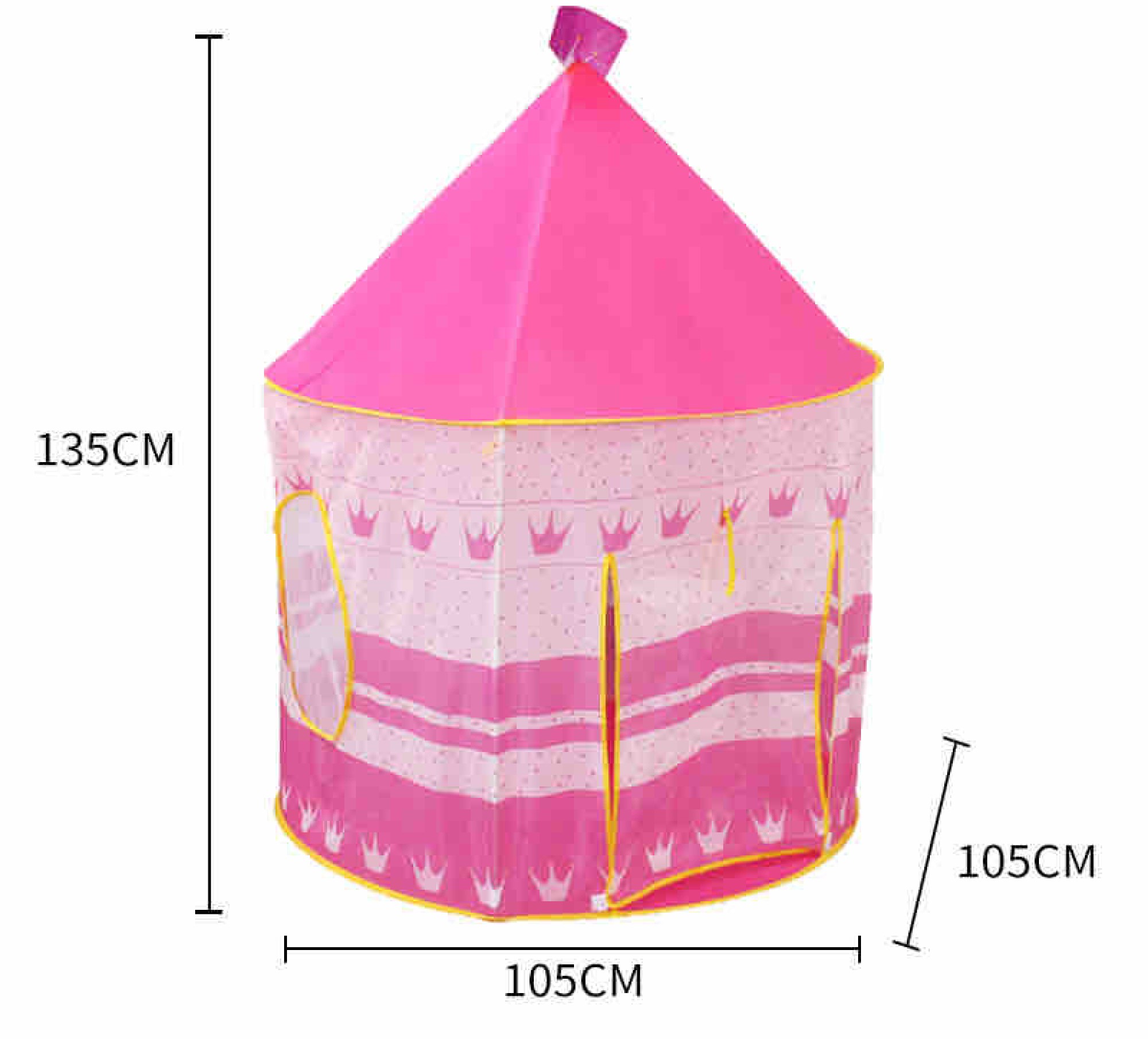Dečiji šator za igru – roze princeza