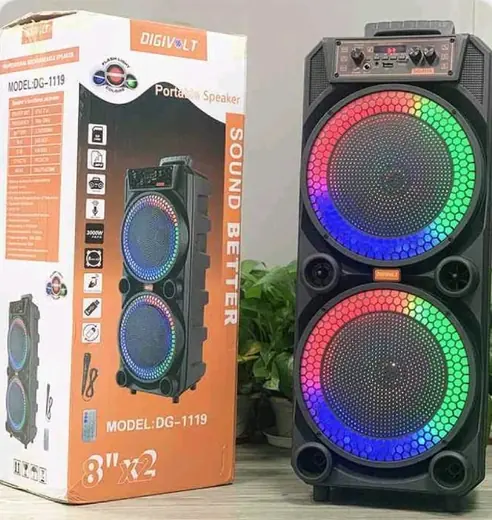 DIGIVOLT DG-1119 prenosivi Bluetooth zvučnik sa dva velika 8" zvučnika