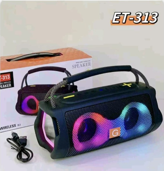 ET-313 prenosivi Bluetooth zvučnik sa RGB osvetljenjem