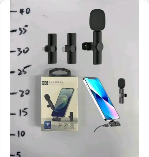 K8 bežični mikrofon za telefon idealan je za snimanje videa