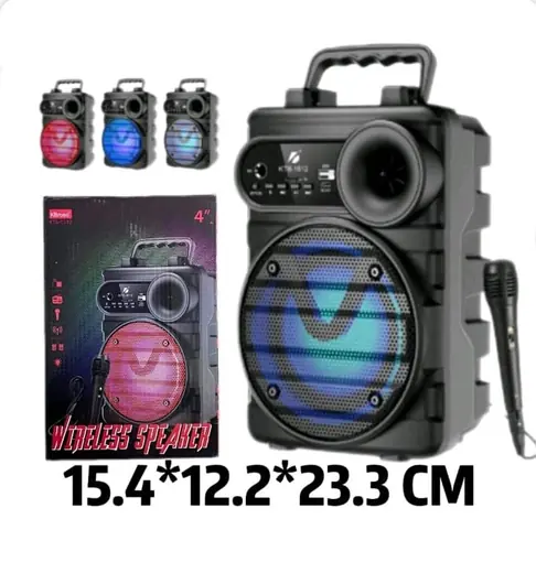 KTS-1052 prenosivi Bluetooth zvučnik od 4" sa mikrofonom
