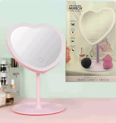 LED ogledalo u obliku srca sa touch kontrolom