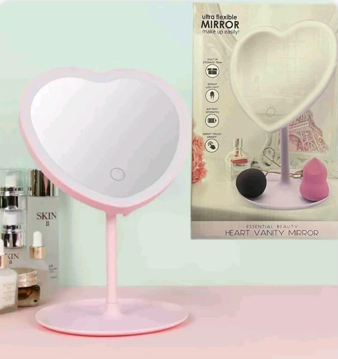 LED ogledalo u obliku srca sa touch kontrolom