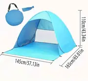 Sklopivi šator za plažu – plavi