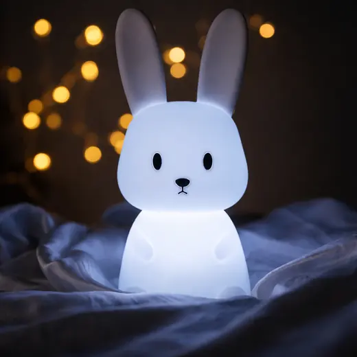 Slatka LED noćna lampa u obliku zeca