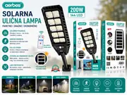 Solarna LED lampa 200W