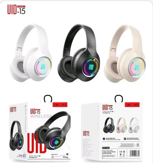 UID-15 bežične slušalice sa RGB osvetljenjem